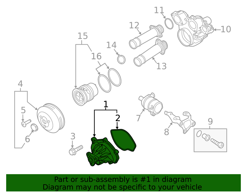 Genuine Porsche parts diagram