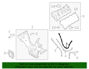 Genuine Porsche parts diagram