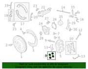 Genuine Porsche parts diagram