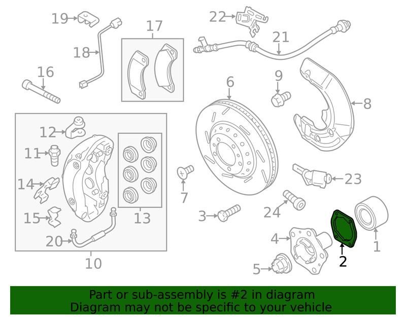 Part can be found as reference #2 in illustration