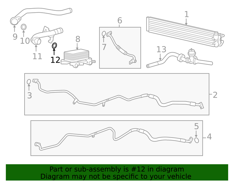 Genuine Porsche parts diagram