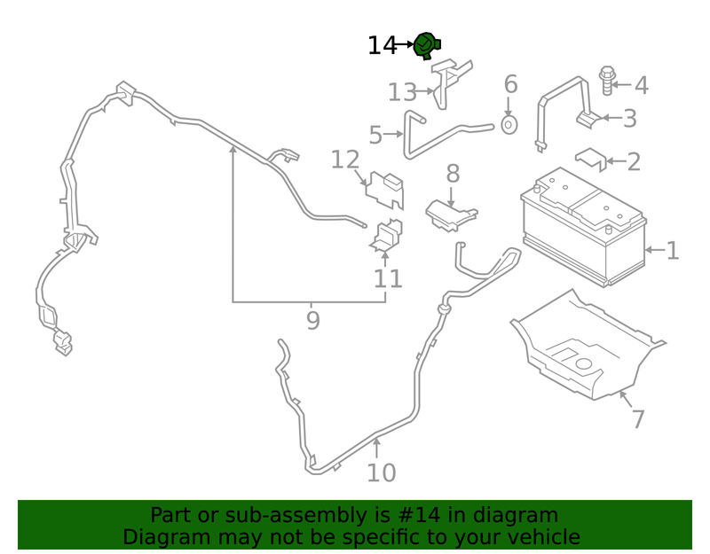 Part can be found as reference #14 in illustration