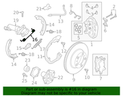 Genuine Porsche parts diagram