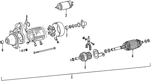 Genuine Porsche parts diagram