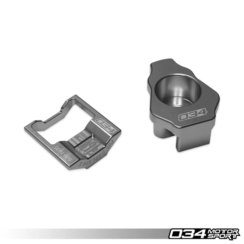 034Motorsport Billet Aluminum Upper & Lower Dogbone Mount Insert Pair, Volkswagen & Audi MQB And MQB EVO