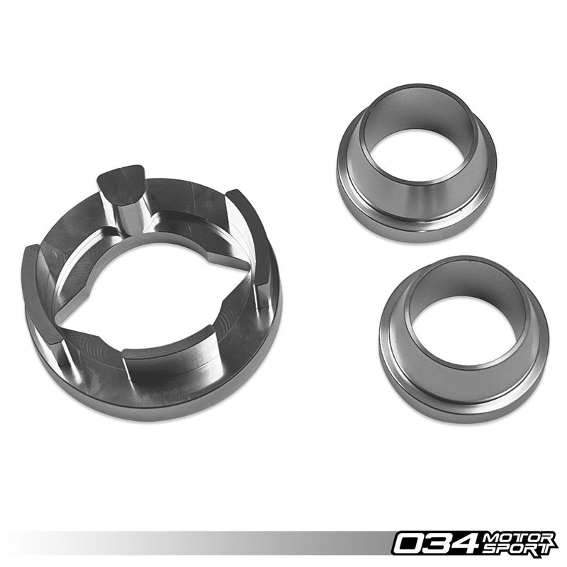 034MOTORSPORT BILLET ALUMINUM REAR DIFFERENTIAL MOUNT INSERT KIT, B9/B9.5 AUDI Q5/SQ5