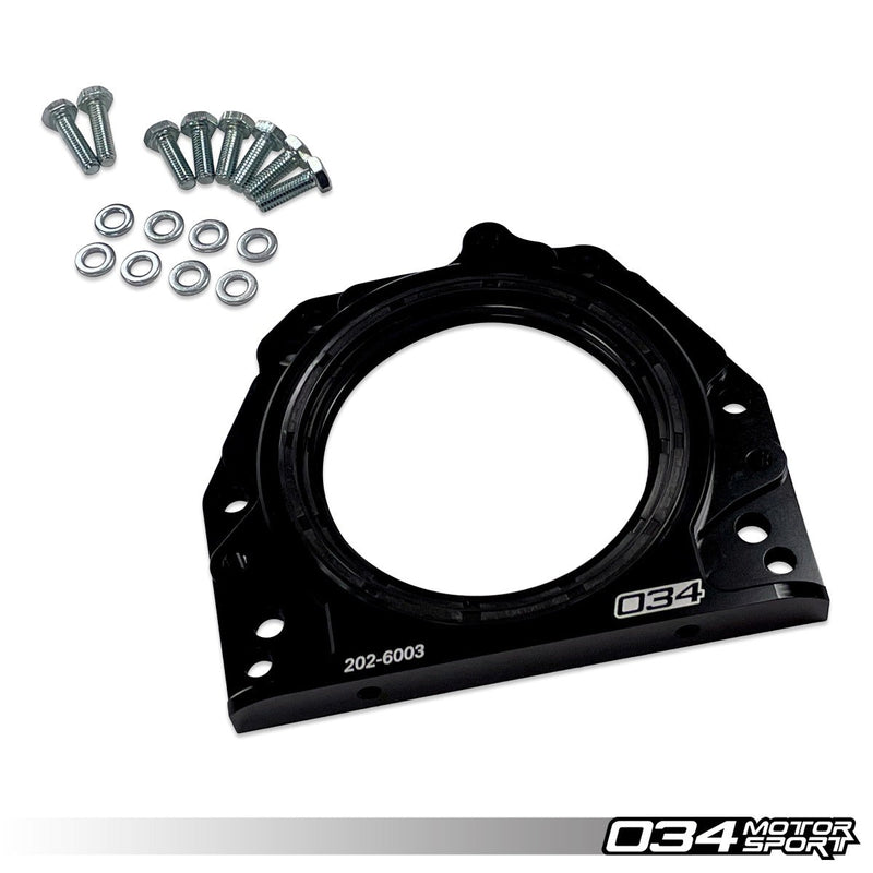 034MOTORSPORT BILLET ALUMINUM REAR MAIN SEAL, 058/06A 1.8T, EA113 2.0T FSI