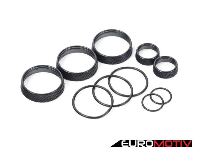 Billet Aluminum Trim Knobs - Black