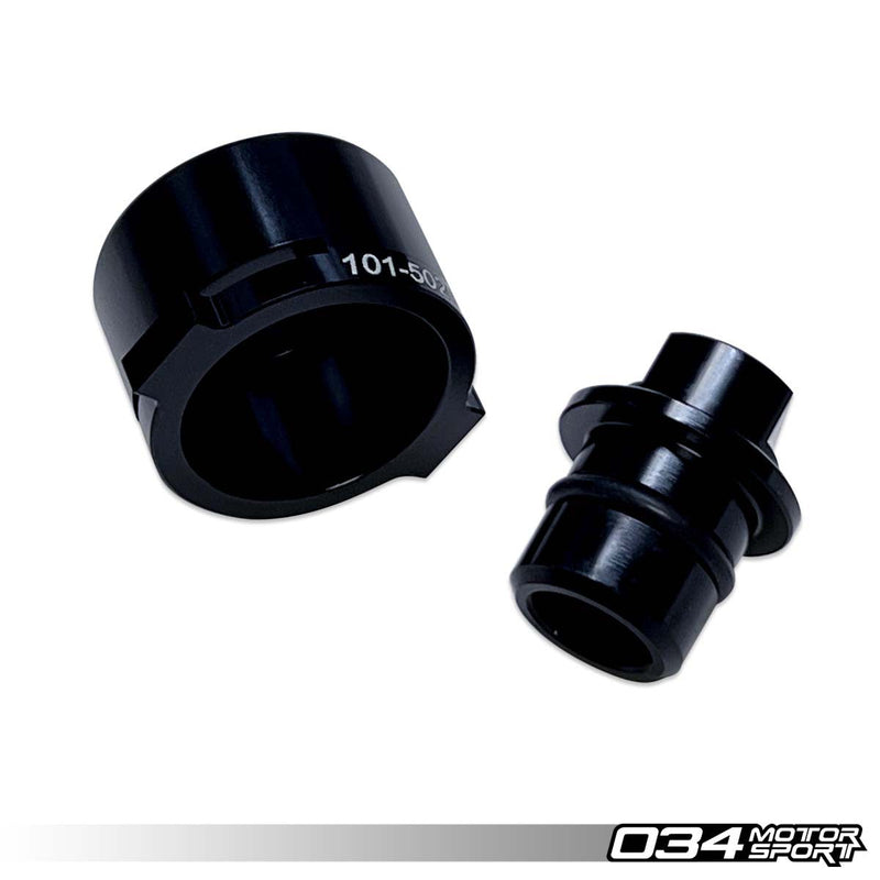 034MOTORSPORT BILLET BREATHER BLOCK OFF KIT, 8J AUDI TT RS 2.5 TFSI