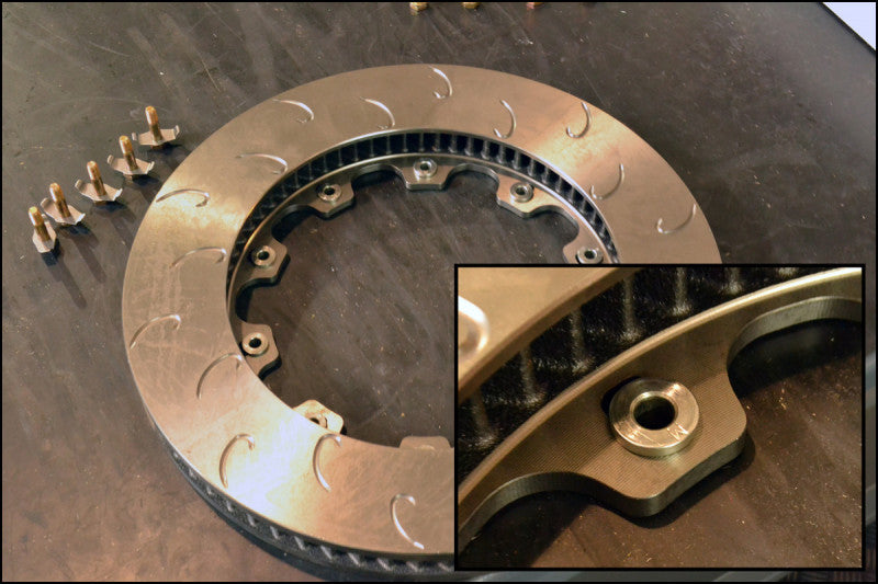 12-Bolt Floating Hat Disc Attachment Hardware Kit