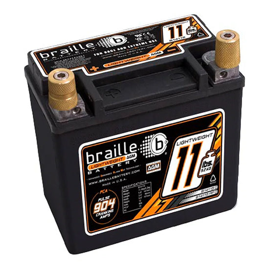 Braille Battery Racing Battery 11.5lbs 904 PCA 5.8x3.3x5.8 - B14115