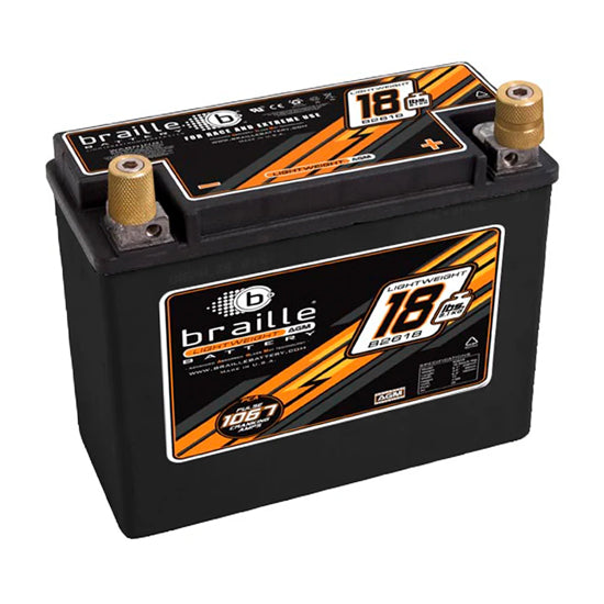Braille Battery Racing Battery 18lbs 1168 PCA 8.1x3.5x6.3 - B2618
