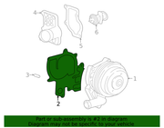 Genuine Porsche parts diagram