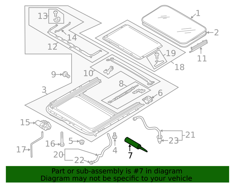 Part can be found as reference #7 in illustration
