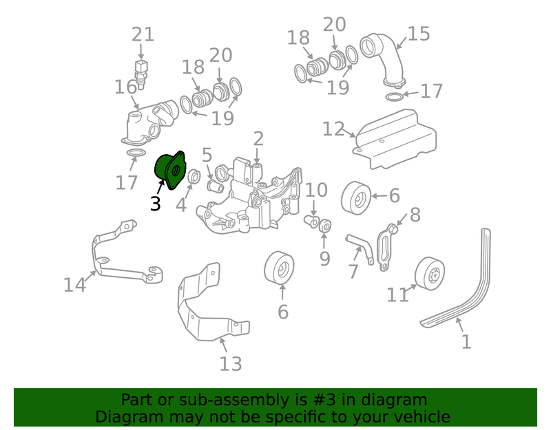 Genuine Porsche parts diagram