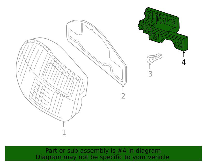 Genuine Porsche parts diagram