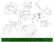 Genuine Porsche parts diagram