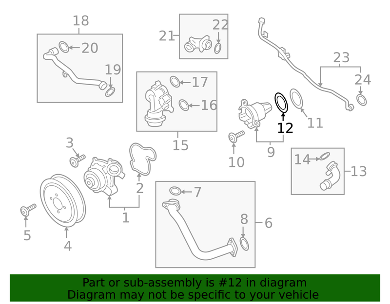 Genuine Porsche parts diagram