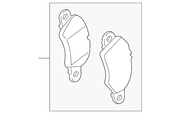 Genuine Porsche parts diagram