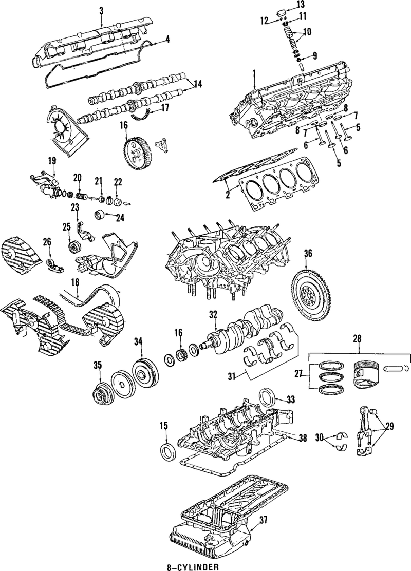 Genuine Porsche parts diagram