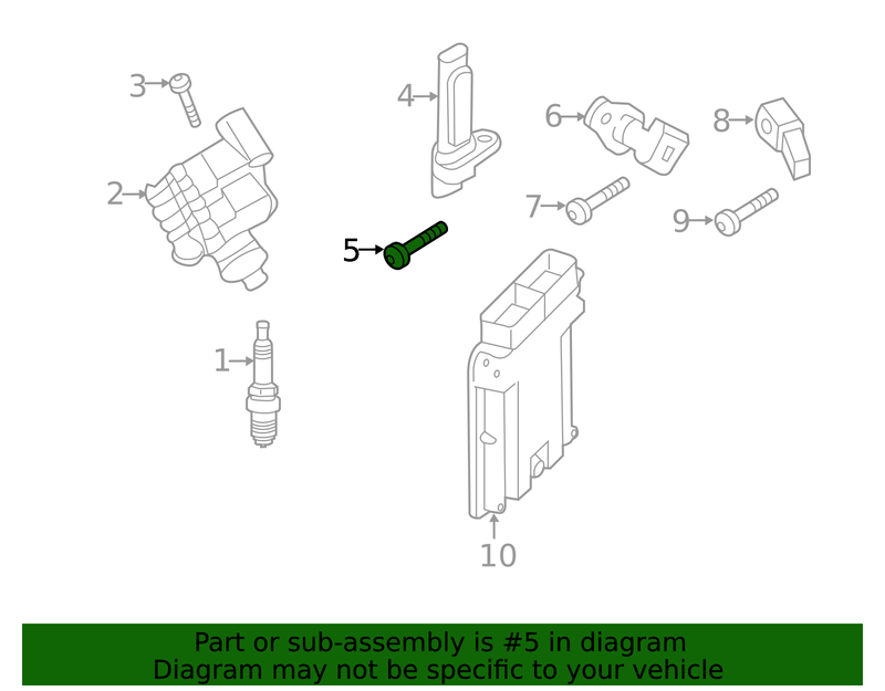 Genuine Porsche parts diagram