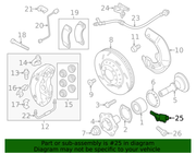 Genuine Porsche parts diagram