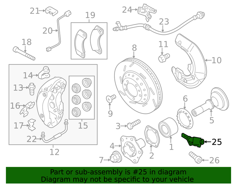 Genuine Porsche parts diagram