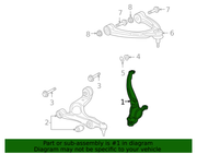 Genuine Porsche parts diagram