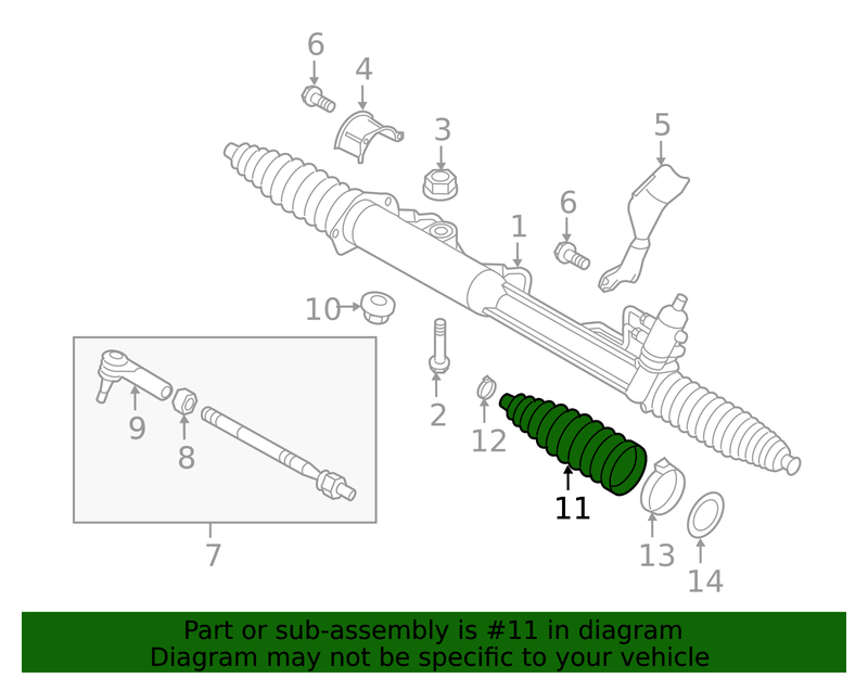 Genuine Porsche parts diagram