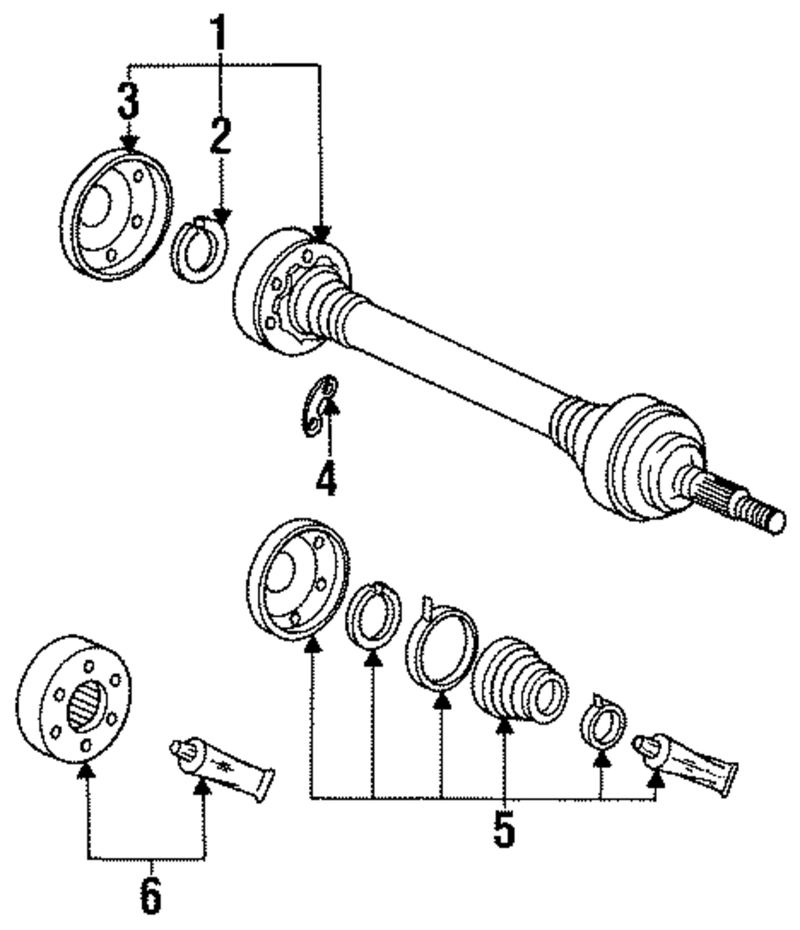 Genuine Porsche parts diagram