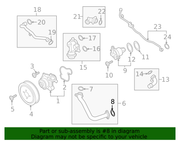 Genuine Porsche parts diagram