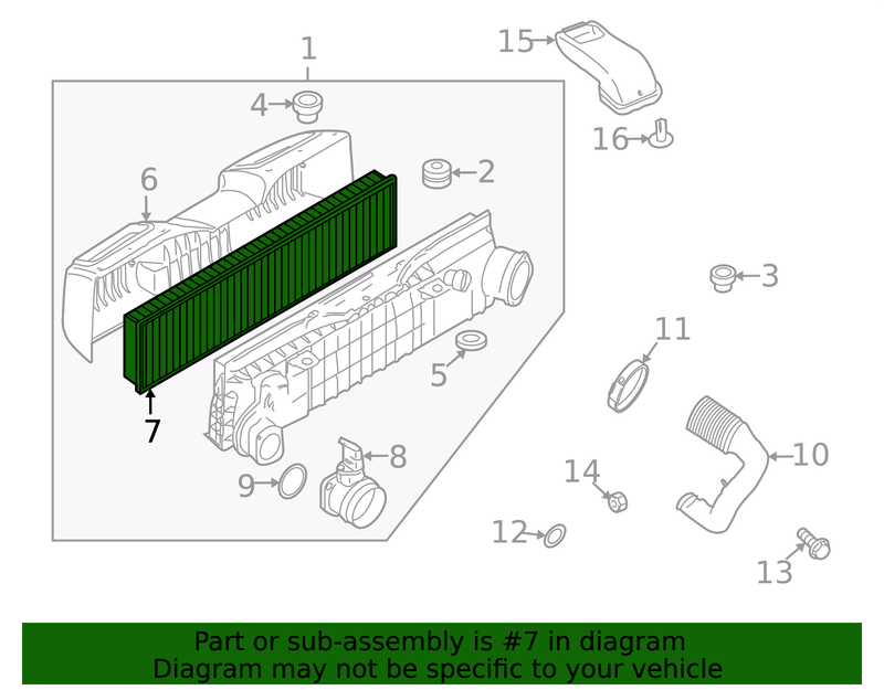 Genuine Porsche parts diagram