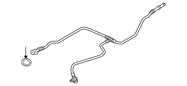Genuine Porsche parts diagram