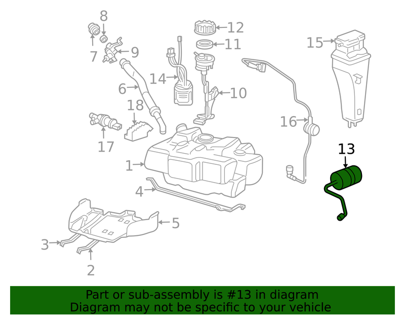 Genuine Porsche parts diagram