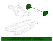 Genuine Porsche parts diagram
