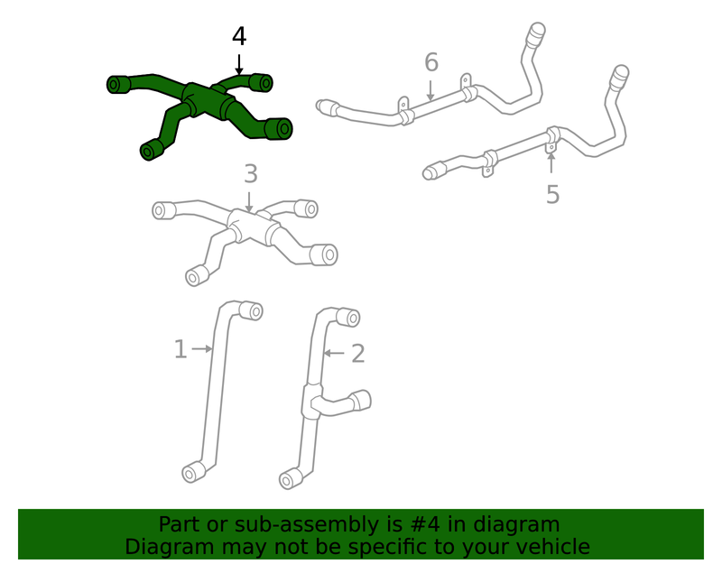 Genuine Porsche parts diagram
