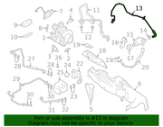 Genuine Porsche parts diagram