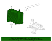 Genuine Porsche parts diagram