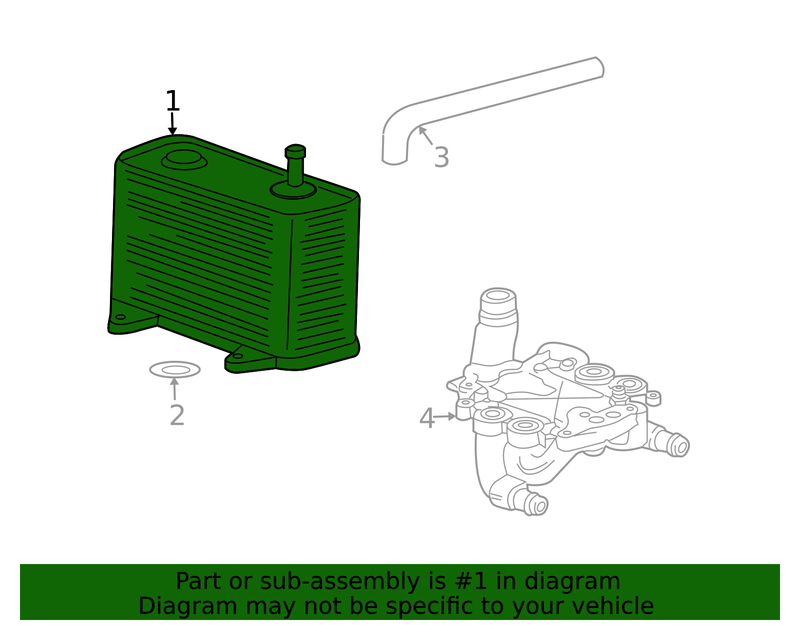 Genuine Porsche parts diagram
