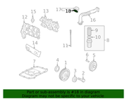 Genuine Porsche parts diagram