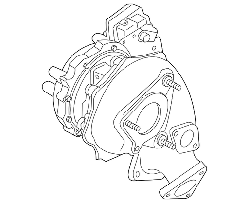 Genuine Porsche parts diagram