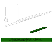 Genuine Porsche parts diagram