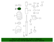 Genuine Porsche parts diagram