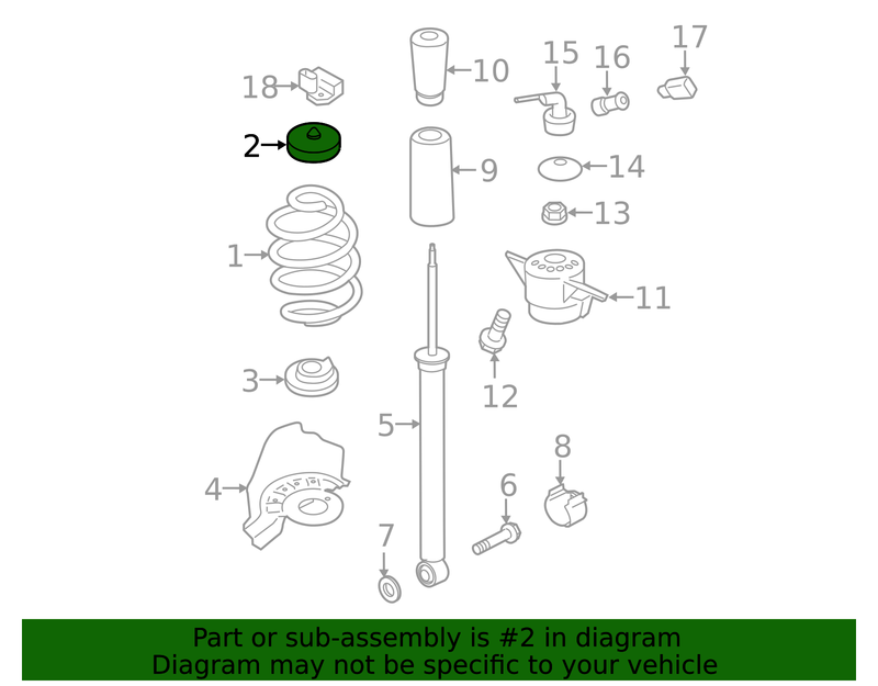 Genuine Porsche parts diagram