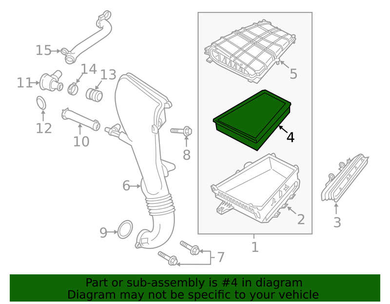 Genuine Porsche parts diagram