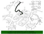 Genuine Porsche parts diagram