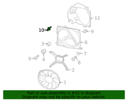 Part can be found as reference #10 in illustration