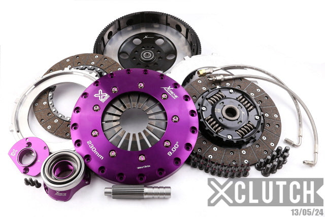 Stage 4 - Twin Disc Sprung Organic Clutch Kit - XKPR23601-2A