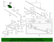 Genuine Porsche parts diagram