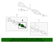 Genuine Porsche parts diagram